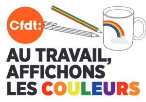 au travail affichons les couleurs cfdt