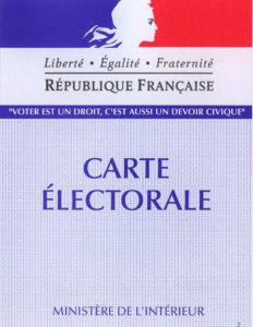 carte d'électeur