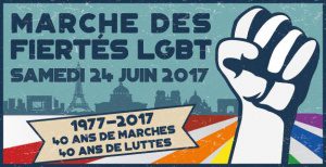 marche des fiertés LGBT 2017 Paris