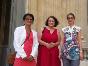 inclusion et santé scolaires, la délégation Sgen-CFDT, Annie Catelas, Dominique Aguir et Catherine Nave-Bekhti