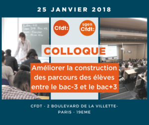 premier éléments du colloque bac moins 3 bac plus trois