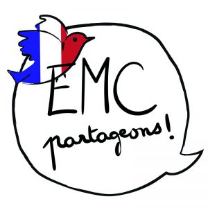 Logo EMC Partageons ! Un dispositif de mutualisation despratiques enseignantes en enseignement moral et civique