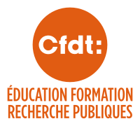 Logo CFDT Éducation Formation Recherche Publiques