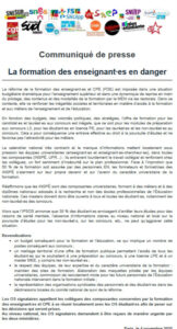 formation des enseignants