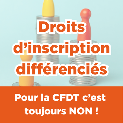 Droits d'inscription différenciés