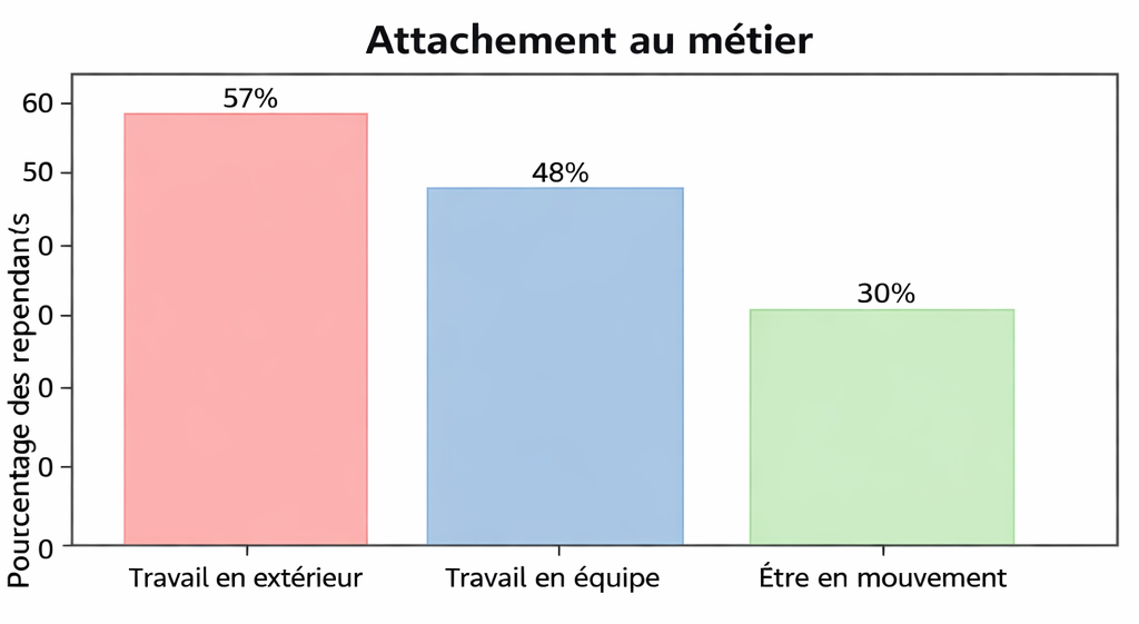 étude climat santé travail Attachement au métier
