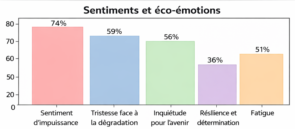 étude climat santé travail Sentiment et éco-émotions