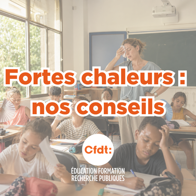 Fortes chaleurs conseils