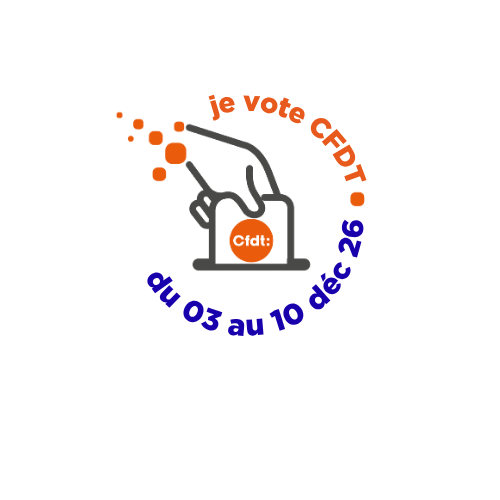Je vote CFDT du 3 au 10 décembre 2026