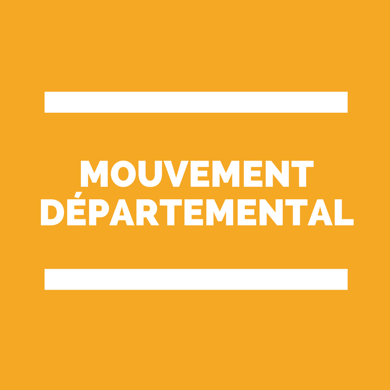 mouvement départemental premier degré