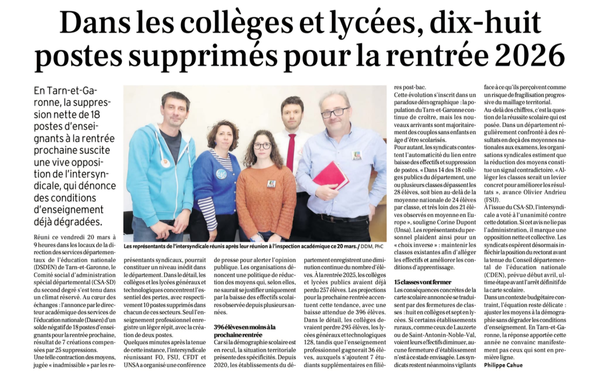 Article dépêche du midi