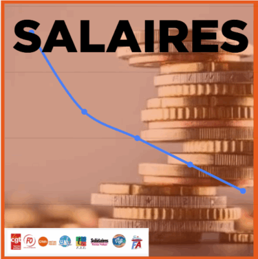 Salaires fonction publique : perte de pouvoir d'achat.