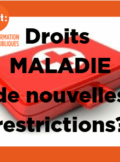 Droits congé maladie restrictions