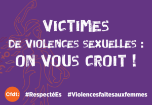 victimes de VSS : on vous croit !