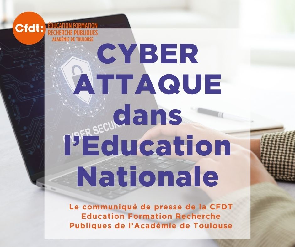 cyberattaque éducation nationale