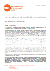 GRETA LETTRE OUVERTE