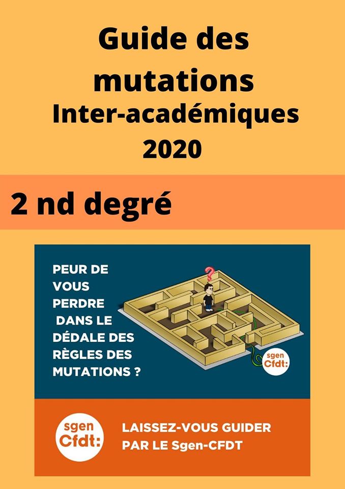 Guide Des Mutations Pour Les Enseignants Du 2nd Degré