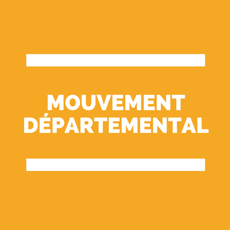 Mouvement départemental 1er degré