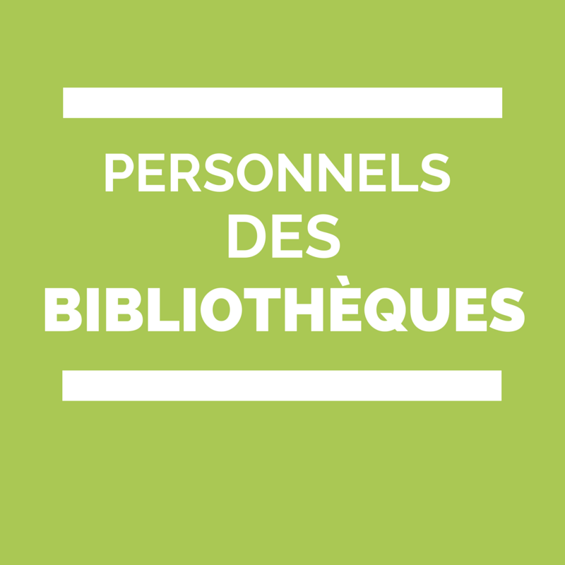 personnels des bibliothèques
