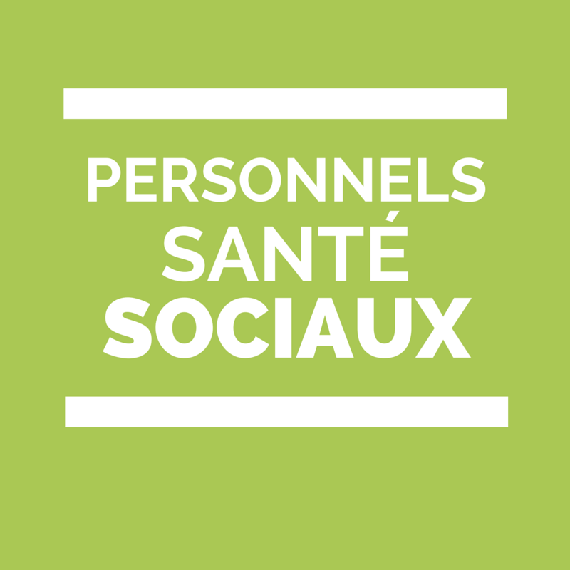 Personnels de santé et sociaux