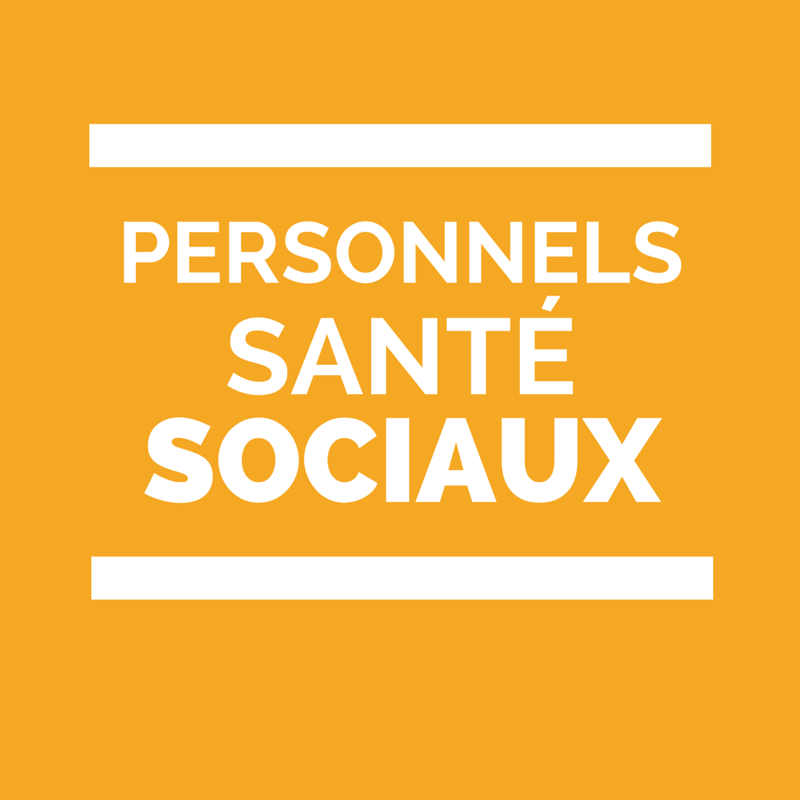 Personnels de santé et sociaux