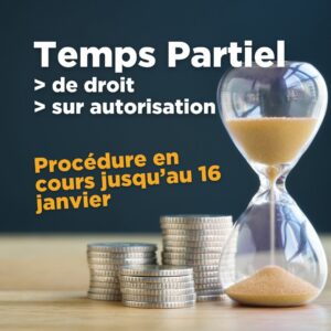 temps partiel dans l'académie d'amiens