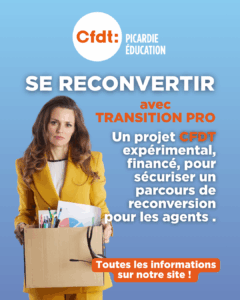 se reconvertir dans l'académie d'Amiens