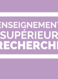 Enseignement supérieur et recherche