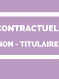 contractuels - non titulaires