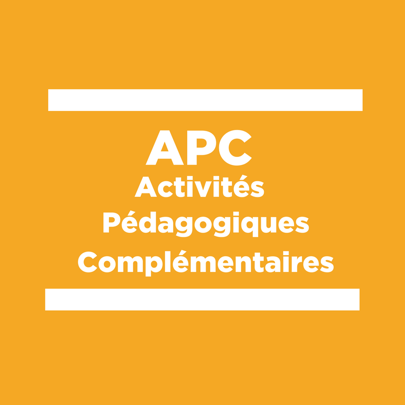 APC Activités pédagogiques complémentaires