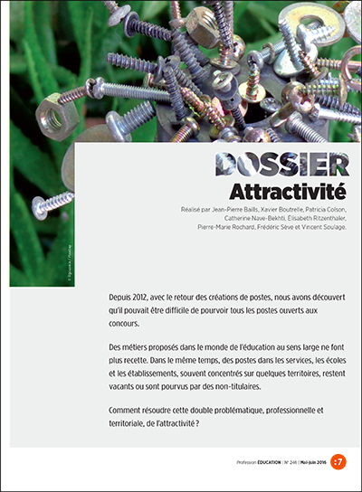 Dossier attractivité des métiers