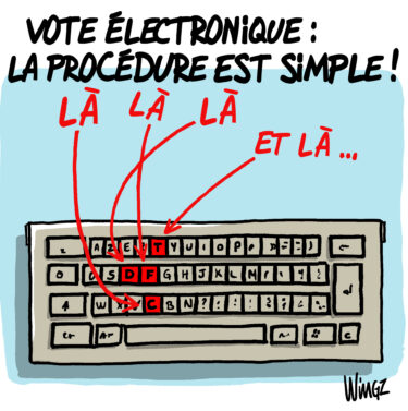 Le vote électronique : c'est simple !