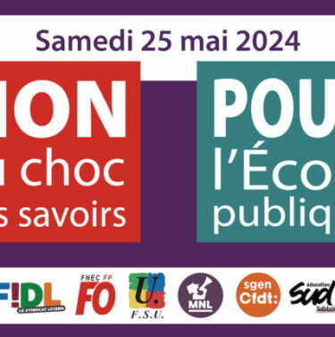 Non au choc des savoirs