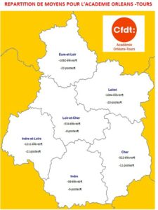 Rentrée 2026 - répartition des moyens Orléans-Tours