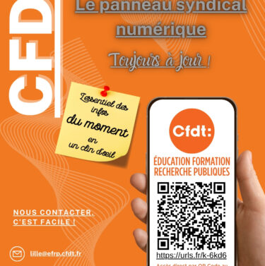 panneau syndical cfdt efrp 5962