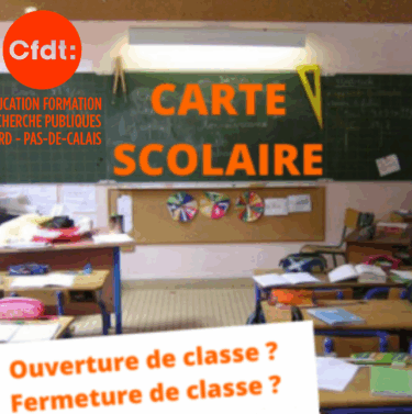 carte scolaire 1D 2026