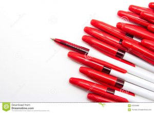 stylos rouges