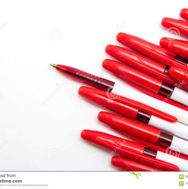 stylos rouges