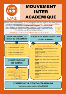 Calendrier Mouvement Inter Académique 2023 Mouvement Inter 2022 Des Enseignant·e·s Du 2Nd Degré, Cpe Et Psy-En :  Comment Préparer Et Saisir Votre Demande De Mutation (Académie De  Strasbourg) ? - Sgen-Cfdt Alsace