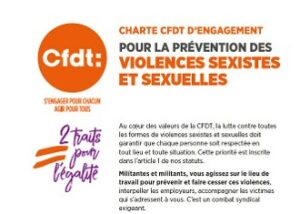 charte pour la prévention des violences sexistes et sexuelles