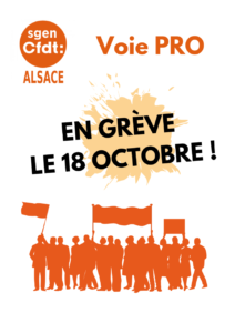 grève le 18 octobre