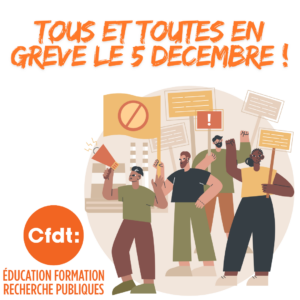 Mobilisation le 5 décembre