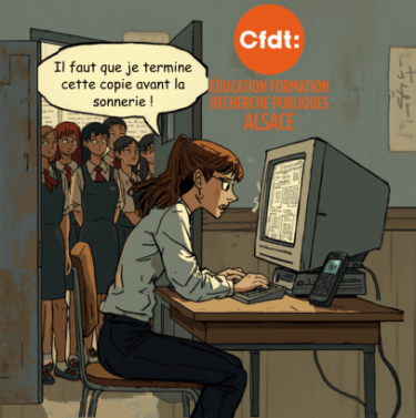 PLP : dématérialisation des examens, zéro temps de correction — la CFDT dit non !