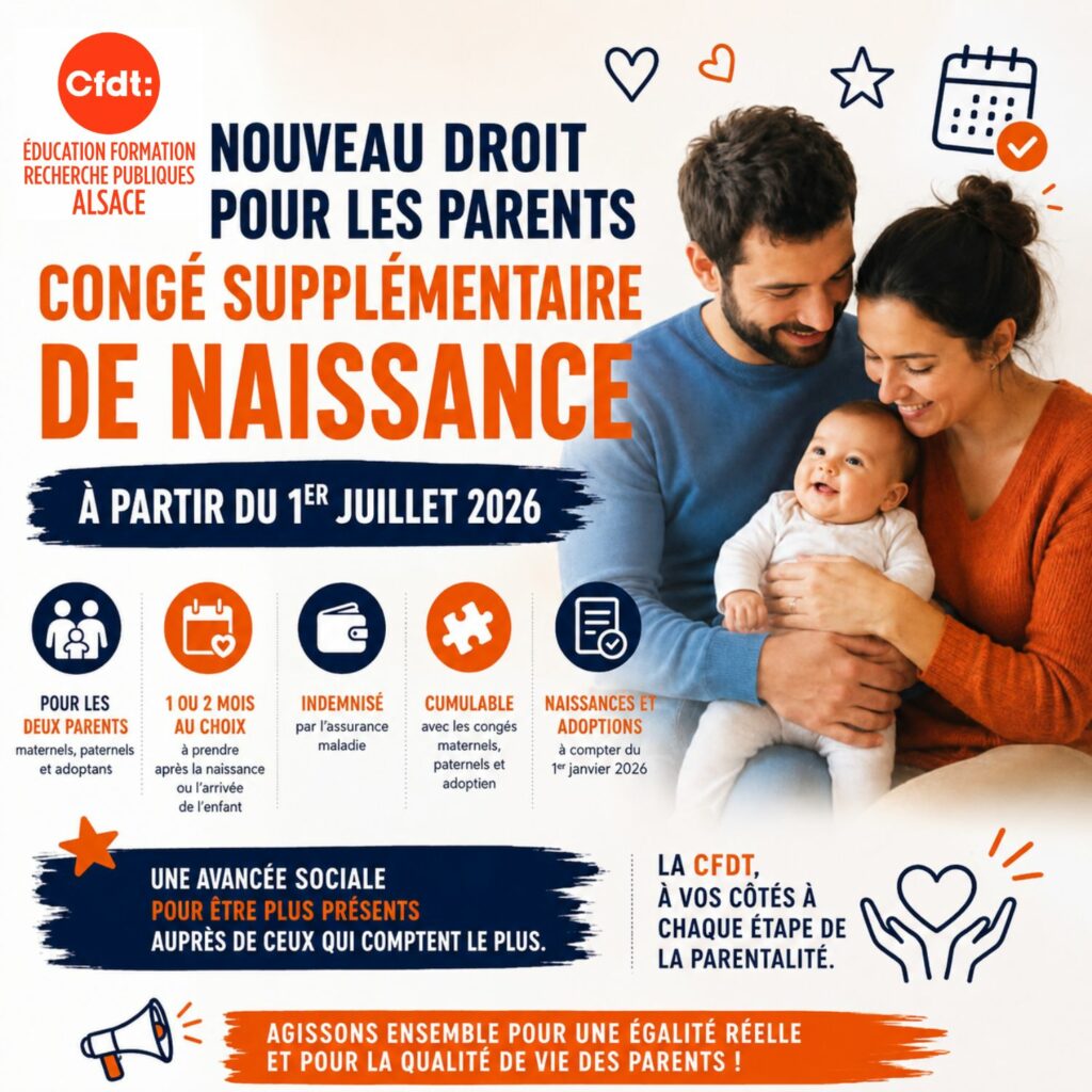 congé supplémentaire de naissance