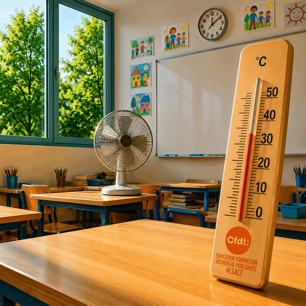 canicule : protéger les élèves et les personnels en urgence