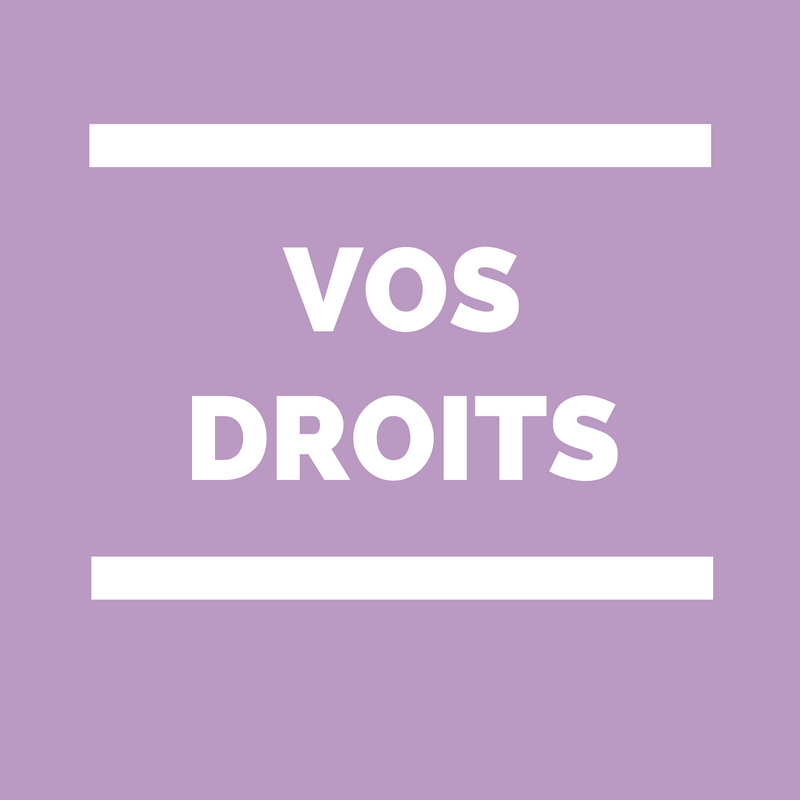 vos droits