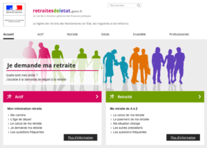 site internet retraitedeletat.gouv.fr demande de départ à la retraite des fonctionnaires