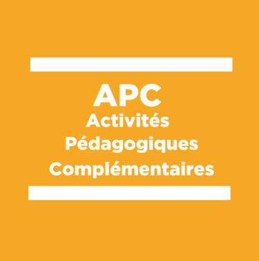 APC activités pédagogiques complémentaires
