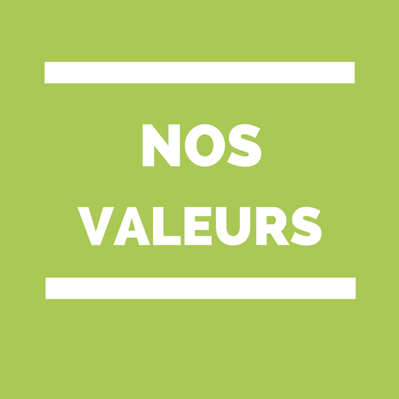 Nos valeurs