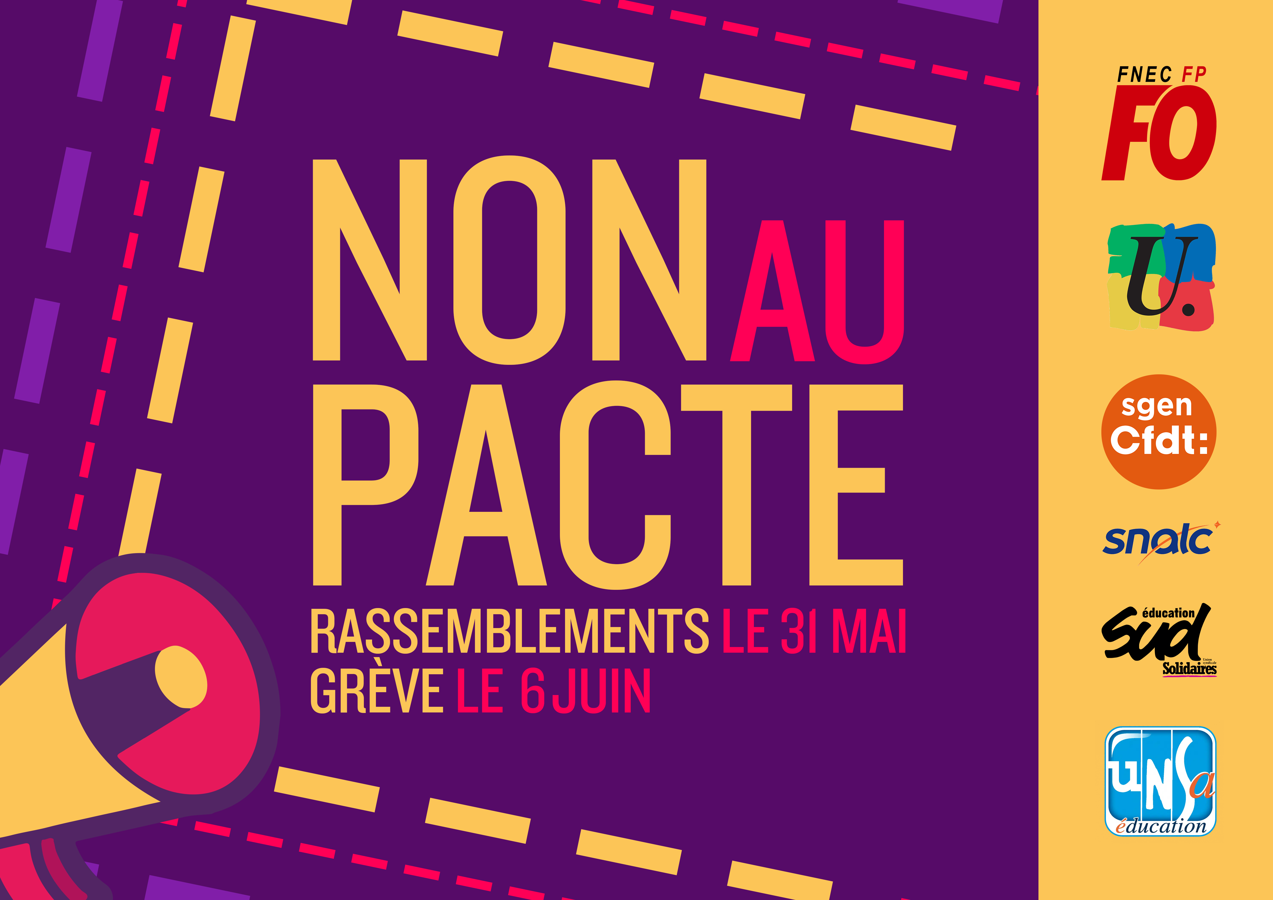 Le Pacte C Est Toujours Non L Intersyndicale Le Dit Au Ministre Et Au Recteur Sgen Cfdt